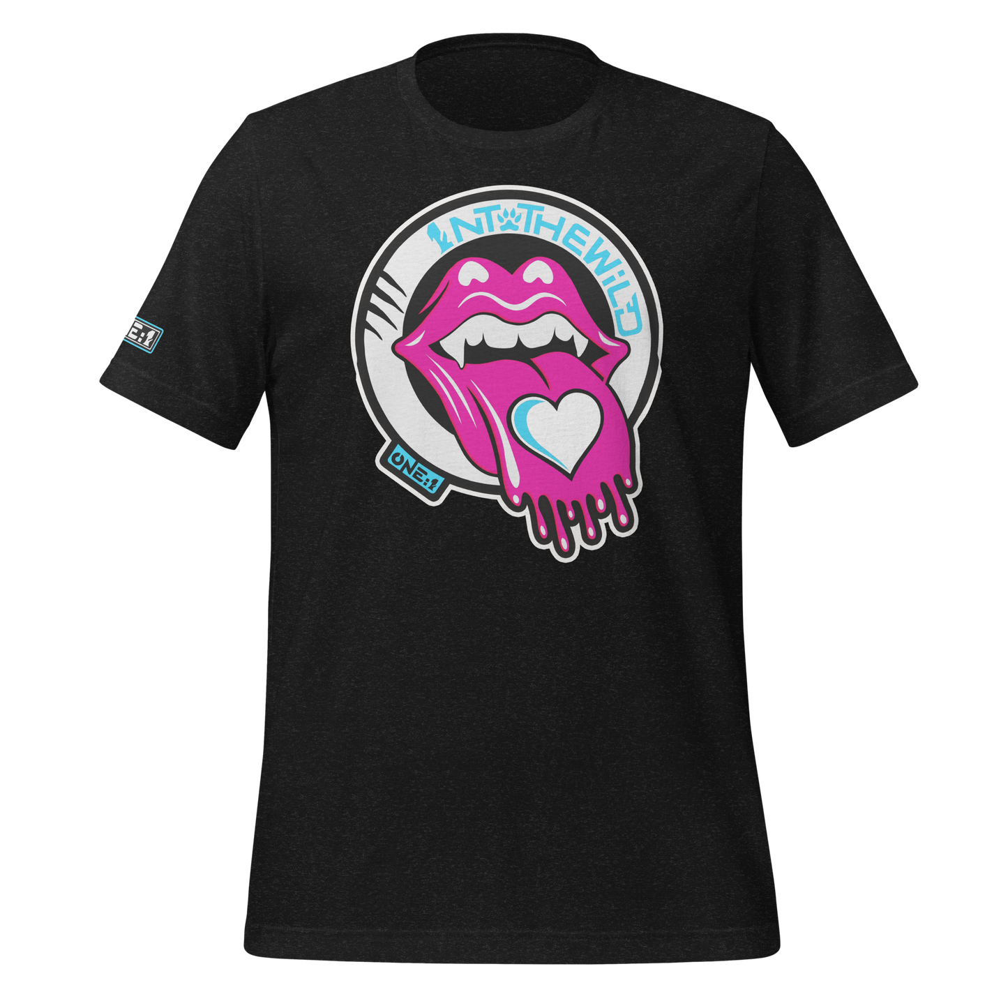 Vampy Love pink & blue tee