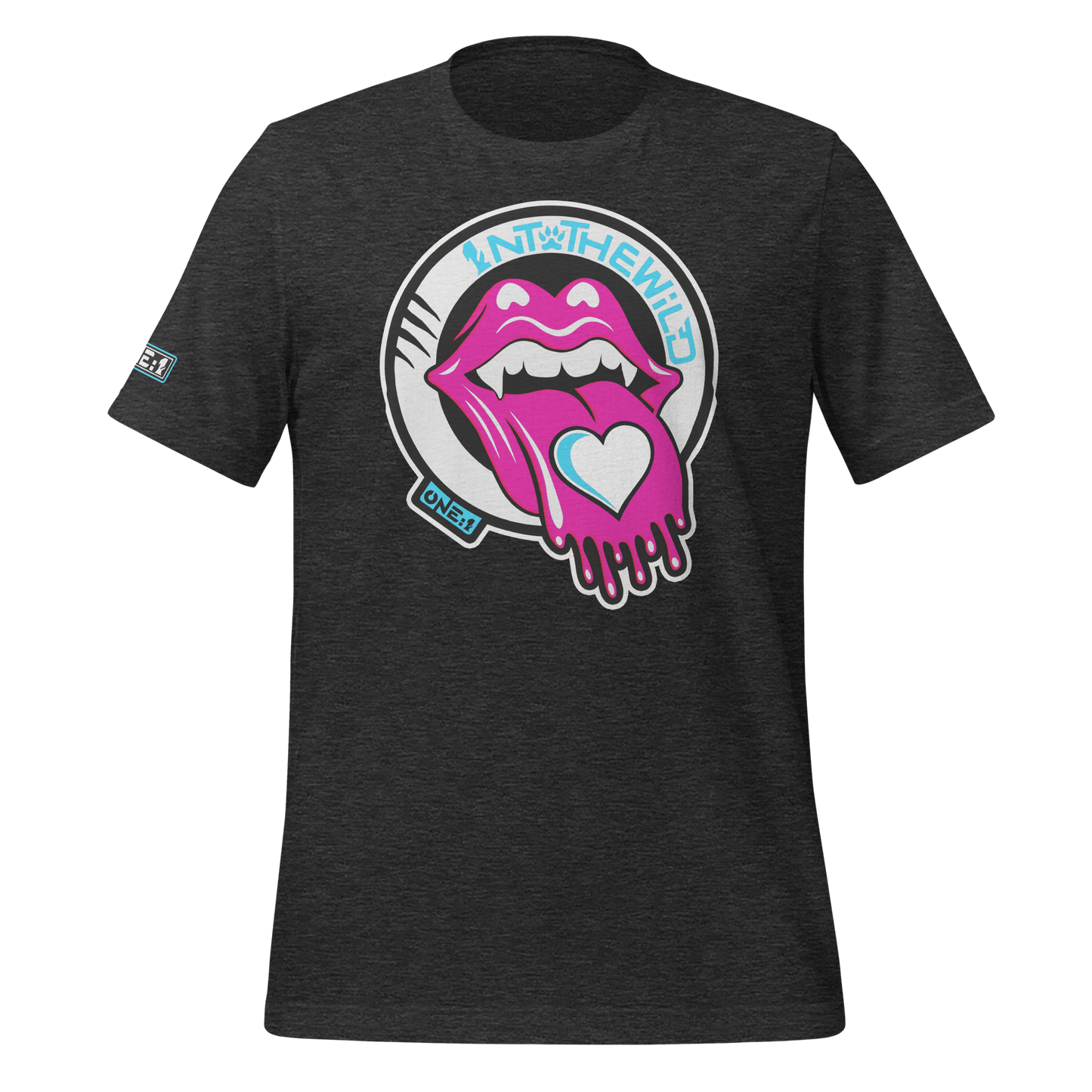 Vampy Love pink & blue tee