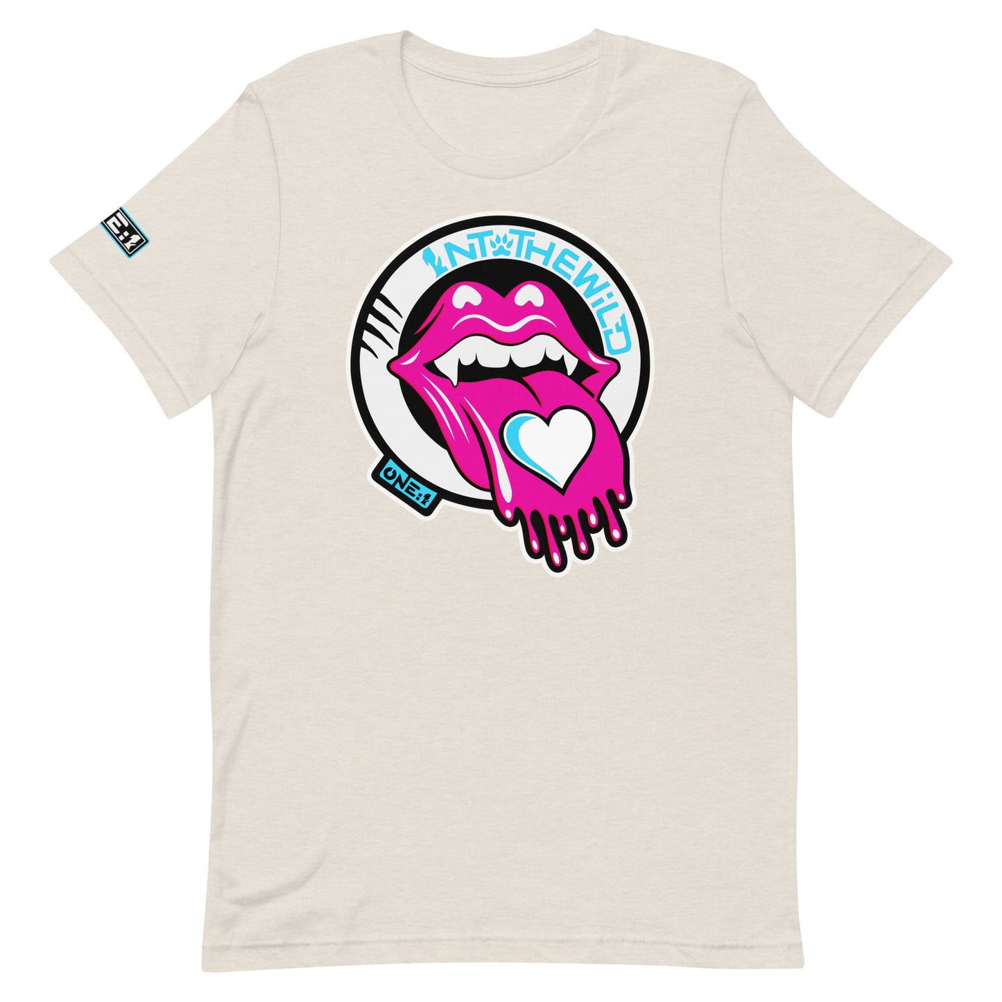 Vampy Love pink & blue tee