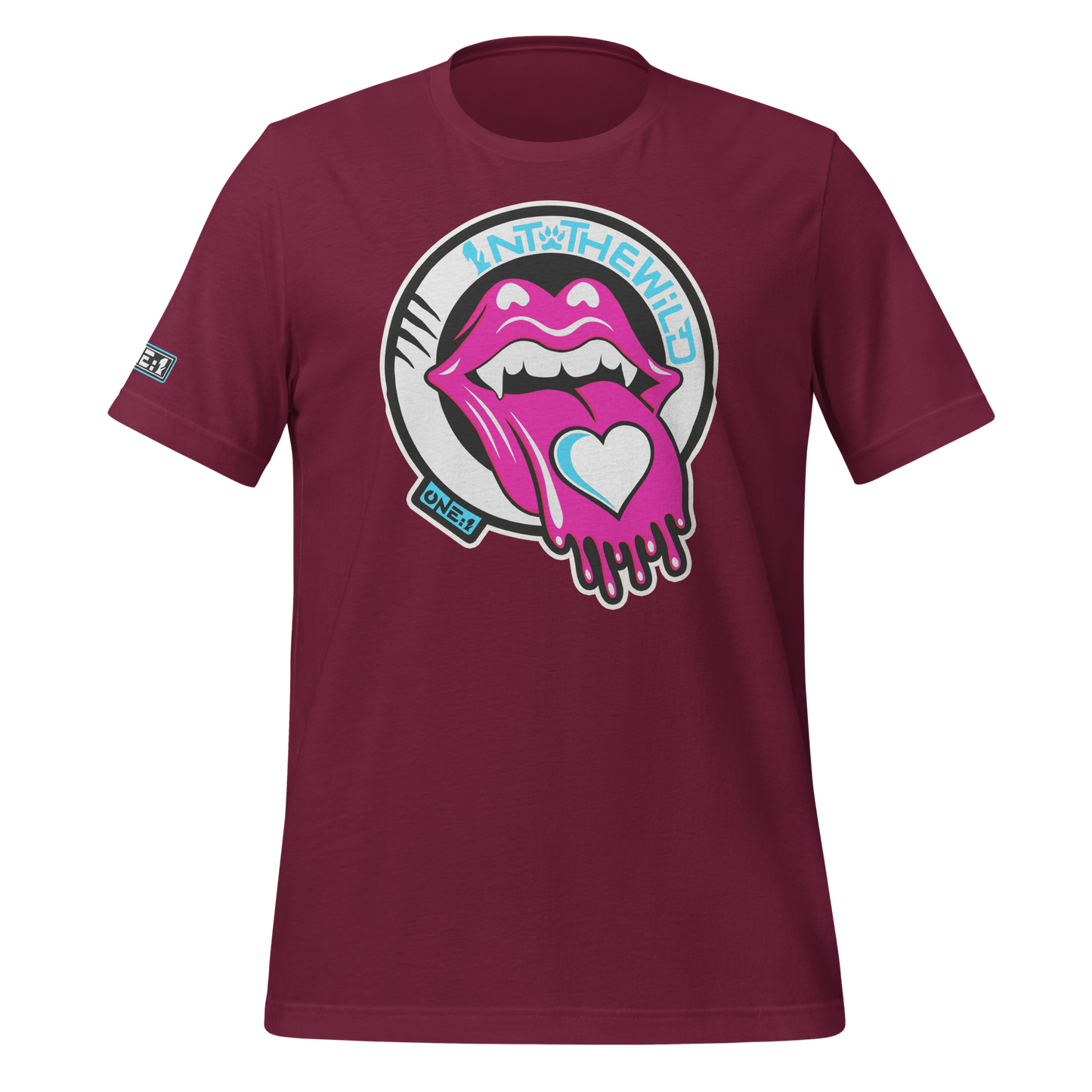 Vampy Love pink & blue tee