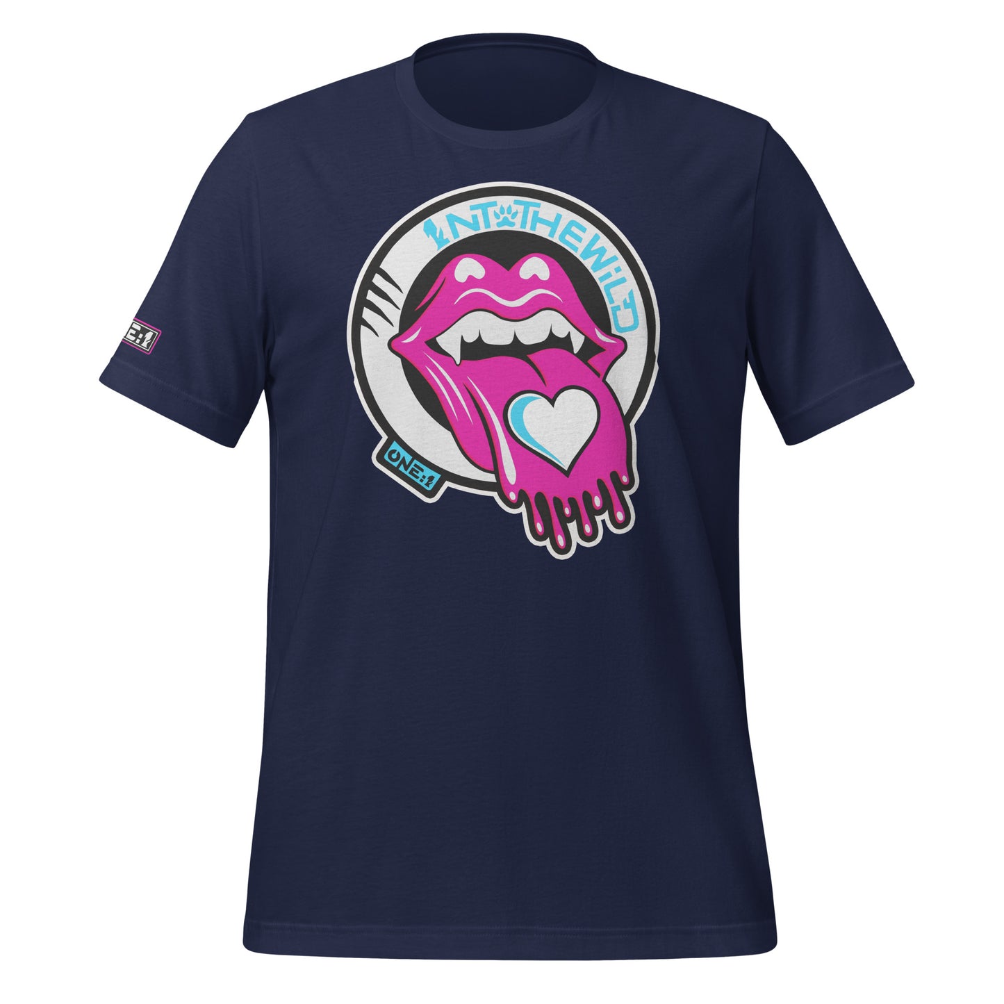 Vampy pink & blue BIG tee