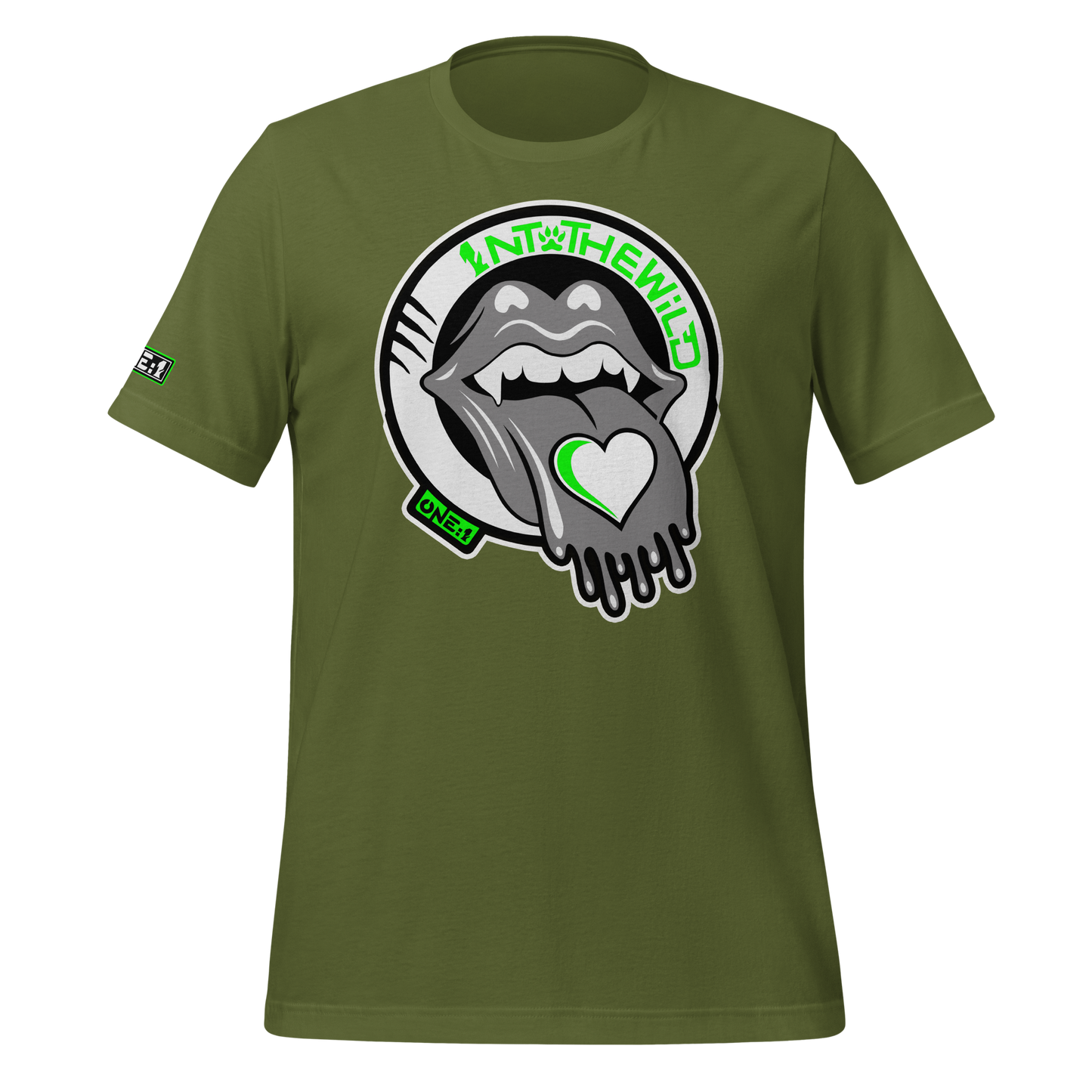 Vampy Love green tee