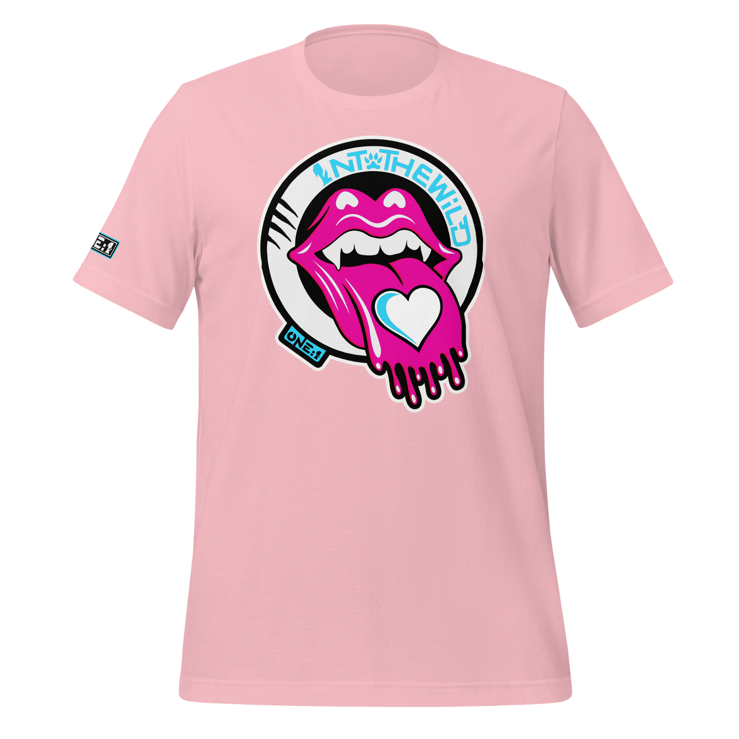 Vampy Love pink & blue tee