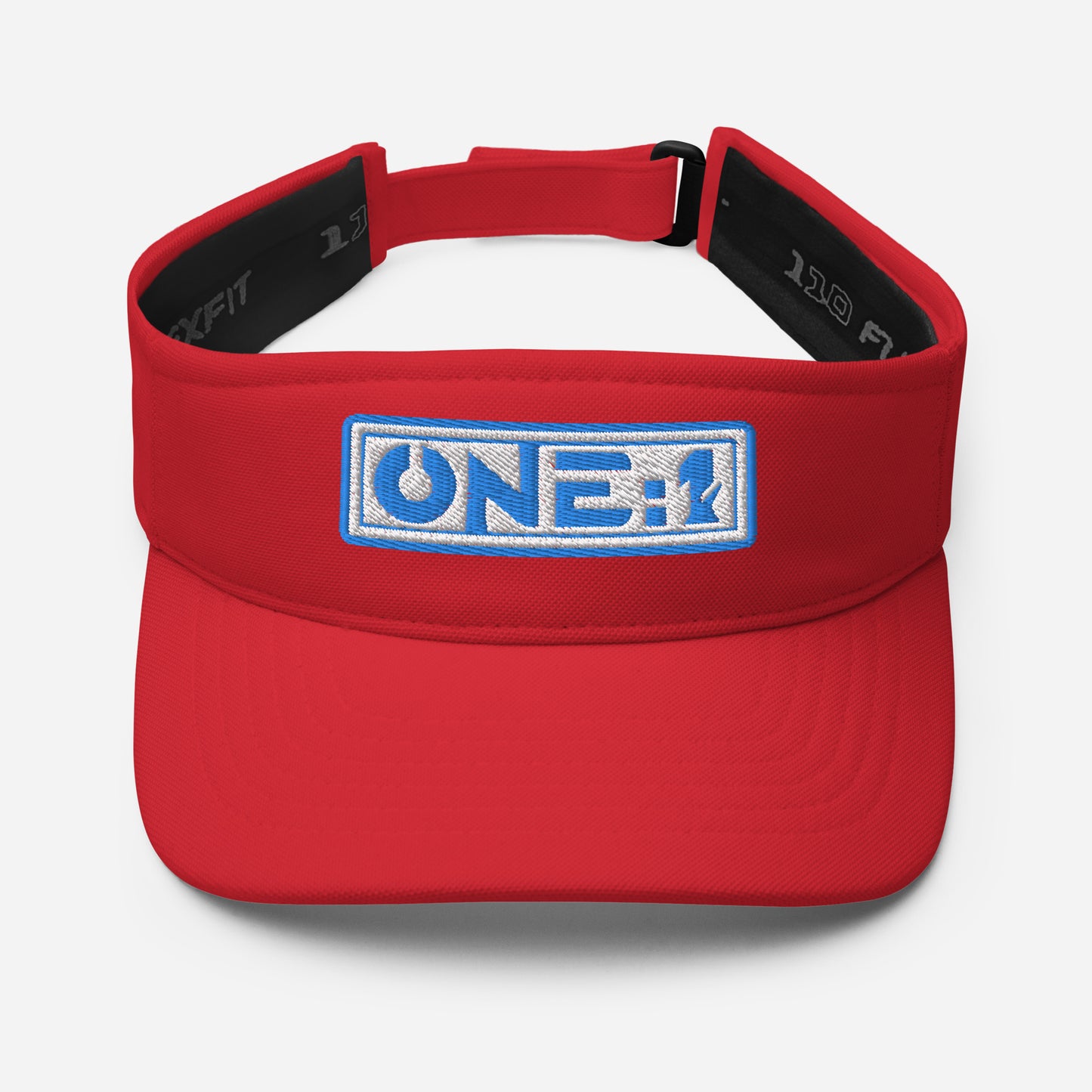 One:1 blue visor