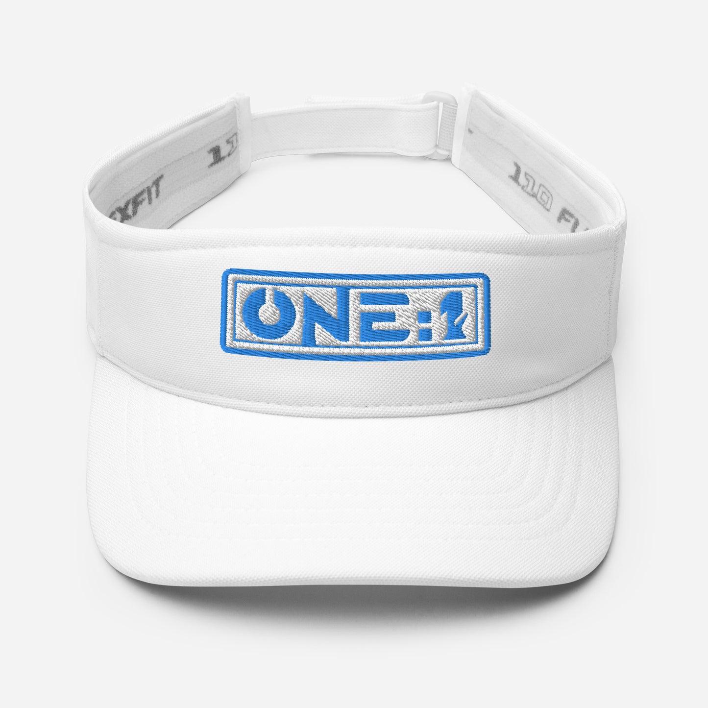 One:1 blue visor